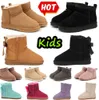 Boots Kids Kid Tasman Toddler Australia Snow Boot Children Winter Classic Ultra Kids Uggies Mini Boot Boy Boys and Girls Cankle Booties Suede Child