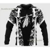 Develop A 3D Digital Printed Sweater with Black and White Patterns for Men's Clothing