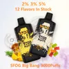 Original SFOG Big Bang 9000 Puffs engångsvapsapparat Mesh-spole Förfylld 18 ml POD 12 Flavors Vape Disponible Puff 9000 E Cigarettinladdningsbar ånglåda för ånga