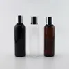 40pcs 120ml Empty Refillable Cosmetic Container 4 OZ Lotion Bottle With Silver Screw Lid,Shampoo Container Bottle For Cosmetics Faebl