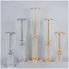 Party Decoration 60cm Tall Upcale Crystal Bead Curtain Cited Ceterpieces Table Candlestick Welcome Area Props Drop Delivery Home Gard Dhifo