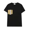 Heren T-shirt Designer tas top casual borst letter print shirt luxe straat high street shorts mouw kleding Bur T-shirt maat S- Wfgt