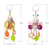 Mobiles# Good Quality born Baby Rattles Plush Stroller Cartoon Animal Toys Mobiles Hanging Bell Educational 024 Months 231026