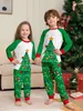 Family Matching Outfits Cute Christmas Father Mother Kids Baby Pajamas Sets Mommy and Me Xmas Pjs Clothes TopsPants 231026