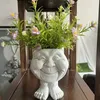 Garden Decorations 1pc Mugglys The Face Statue Planter Funny Muggle Resin Sculpture Expression Flower Pot Home Patio Decor 231026