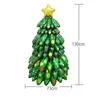Decorações de Natal Balões de festa temática Balões de folha de árvore verde Feliz Natal Suprimentos 2024 Decoração de ano 231026
