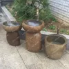 Robinets d'évier de salle de bains, lavabo en pierre extérieur, Table intégrée pour enfants de la maternelle