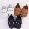 First Walkers Spring and Autumn Baby Tappler Shoes Front Antislip Breathable Fashion Chain Boys Girls Loafers 231026