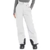 Pantalons pour hommes pantalons de ski imperméables en plein air polaire chaude unisexe salopette de neige isolée poche de couleur unie pour femmes 263o