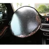 Steering Wheel Covers Aluminum Foil Cover Sun Shade Block Anti Heat Shield For SUV Truck Van 18" Diameter Sunshade