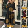 Ethnic Clothing Arab Muslim Ramadan Dress Khimar Abaya Long Sleeve Islam Abayas Women Dubai Kaftan Turkish Modesty Robe Jilbab