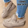 Boots Women Winter Warm Plush Velvet Ankle Snow Lace Up Soft Sneakers Comfortable Cotton Shoes for 231026
