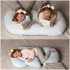 Maternity Pillows Dropship Baby Twin Pillow Nursing Breastfeeding Anti Spitting Feeding Cushions Nest 230726 Drop Delivery Kids Suppl Dhfwl