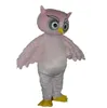 2024 Pink Owl Mascot Costuums Halloween Fancy Party Dress Coulne Character Carnival Kerstreclame Birthday Party Costume Outfit