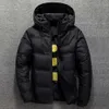 Utomhusdesigner Down Jacket Mäns kort förtjockade varma huva affärer Casual Winter Jacket