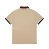 高級品GGメンズポロスGGシャツストライプデザイナーポロカラー半袖ヘムドファッションハイストリート刺繍Tシャツと文字パターンGUCIシャツ8084