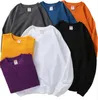 Sweat-shirt à capuche en coton et laine lourde pour hommes, AG380g, cercle, col rond, triangle inversé, couleur unie, impression d'images à la mode