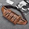 Waist Bags Men's Waist Bag Crossbody Shoulder Chest Bags for Man Leather Man Belt Pouch Travel Pack Large Cell Phone Pocket Fanny Pack 231026