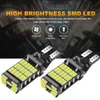 New 2 PCS T15 W16W 906 922 LED Signal Light Canbus Error Free High Power 12V 4014 45SMD 7000K White Car Reverse Parking Backup Lamps