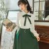 Robes de travail Style Hong Kong Fan de tempérament français costume professionnel chemise jupe 2023 l'été peut être doux et salé mode littéraire
