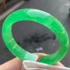 Bangle Class A Pure Natural Burma Jadeite Green Precious Jade Exquisite Fashion Armband Accessories Gift Top Jewelry256K