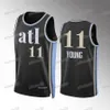 Atlantas 2023-24 City Basketball Jerseys Hawks Clint Capela Saddiq Bey Bogdan Bogdanovic Trae Young De'Andre Hunter Dejounte Murray Patty Mills AJ Griffin