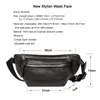 Waist Bags Fashion Men's Genuine Leather Waist Bag Chest Pack Leather Waist Pack Male Fanny bag Bum Money bag molle Belt bag Pouch 231026