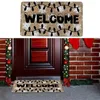 Carpets -Christmas Doormat Floor Mat Door Decoration Entrance Carpet Non Slip Blanket Indoor Outdoor Rug Welcome Decor