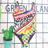 Bikini Sexy con estampado Vintage para mujer, traje de baño de una pieza, moda de verano, traje de baño transpirable para playa, Bikini para fiestas en la piscina