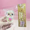 لطيف elfin sequin squishy squize slow rising toy toy antistress delsession delsession mochi sensory toys stree referial ball for adbly 2874