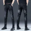 Jeans pour hommes Mode Haute Qualité Automne Slim Fit Droit Casual Stretch Luxe Shopping Adoucisseur Pantalon