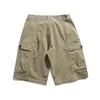 Trainingspakken voor heren Elmsk Zomerwerkshort Hong Kong Modemerk Grote losse maat Recht Multi Pocket Casual Sport Ca