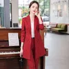 Dwuczęściowe spodnie kobiet jesienne biuro damskie Pantit Business Business Classic Long Blazer and Pencil Pants Sets Formal Suits