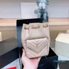 2023 Mini sacs seau sac de créateur femme sac à bandoulière en cuir seaux à cordon de serrage lettre d'or 3 couleurs