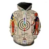 Sweats à capuche pour hommes Sonspee 3D Imprimer Ancient King Tutanchamun Sweat à capuche Personnage égyptien Pull à capuche Eye of Horus Manches longues Casual Hip Hop