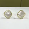 Women Earstuds Studs With Diamond/No Diamond Fashion Earrings With Box