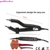 Connectors 1pcs Adjustable Temperature 220 Smart Mini Heating Tip Hair Extension Iron Fusion Hair Extension Iron Keratin Bonding Tools 231025