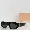 Novo design de moda formato oval óculos de sol olho de gato 11WS armação de prancha de acetato estilo simples e popular óculos de proteção UV400 versáteis