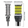 2 PCS T15 W16W 906 922 LED Sinyal Işık Kanbus Hatası Ücretsiz Yüksek Güç 12V 4014 45SMD 7000K Beyaz Araba Ters Park Yedek Lambalar