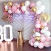 Christmas Decorations 1 Set Pink Balloon Garland Arch Kit Wedding Latex Birthday Party Decoration Baby Shower Globos Supplies 231026