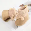 First Walkers Baywell Winter Furry Snow Boots Soft Sole Shoes for Baby Girls 018 Months 231026