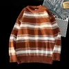 Women's Sweaters Autumn Women Daily American Retro Style Fashion Schoolgirls Simple Contrast Color Sweet Leisure Cozy Soft Pullovers