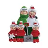 Decorações de Natal Ornamentos personalizados Nomes personalizados Família Pingente Árvore de 28 nomes 231025