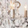 Lampy wiszące żyrandol Vintage bąbelkowy szklany szklany lampka sufitowa pudełko kulisowe żyrandole żarowe
