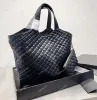Icare Maxi-Tasche, 48 cm, Designer-Tasche, Damen-Tragetaschen, zum Anbringen von Umhängetaschen, zum Einkaufen am Strand, berühmte große Tragetaschen, Schulter-Geldbörse, echte Handtaschen