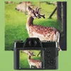 Kamery 4K HD kamera Vlogging Auto Focus 48MP Recording Antishake Travel Portable zintegrowany 16x Zoom USB 20 231025