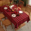 Table Cloth Low Price Promotion Christmas Tablecloth High-quality Round Rectangular Polyester Cotton Cover El Wedding Decor Mat