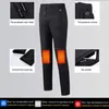 Pantalon d'extérieur chauffant électrique pour hommes et femmes, sous-vêtements chauds avec couche de Base chauffante USB, isolés élastiques, pour Camping et randonnée