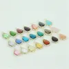 ペンダントネックレス50pcs/lotゴールドカラークリスタル10x14mm誕生石水ドロップコネクタガラスジェムストーンビーズ