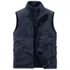 Męskie Parkas na zewnątrz Gilet Men Men Casual Seted Vest Man Plus Size Ogrzeszenie ciała cieplejsze ubranie luksusowy termiczny moda męska płaszcz zimowy J231026